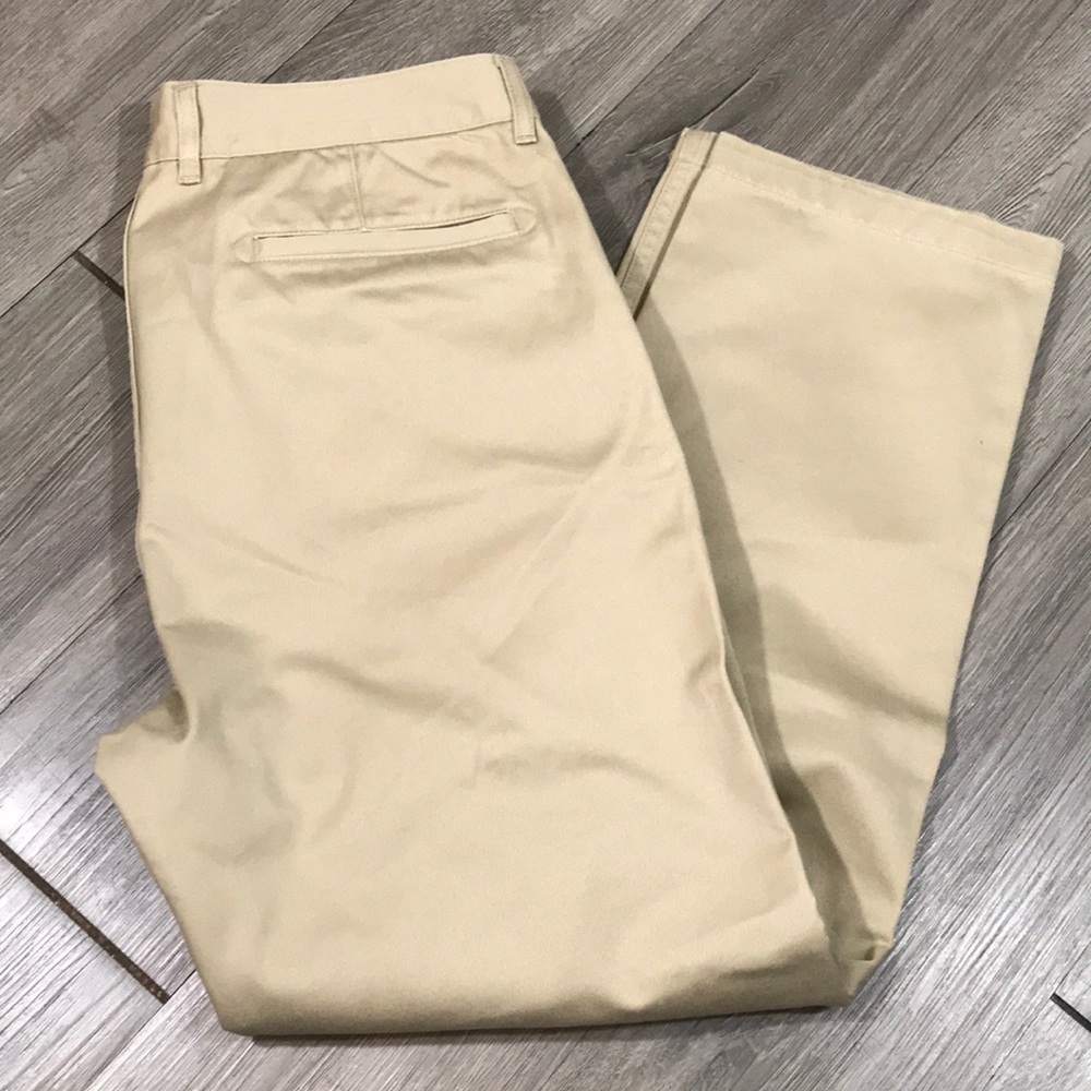 Steven Alan Button Fly Flat Front Khaki Twill NWOT Pants‎ size 36